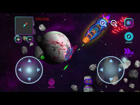 AlienCore: Contact mobile space-combat gameplay